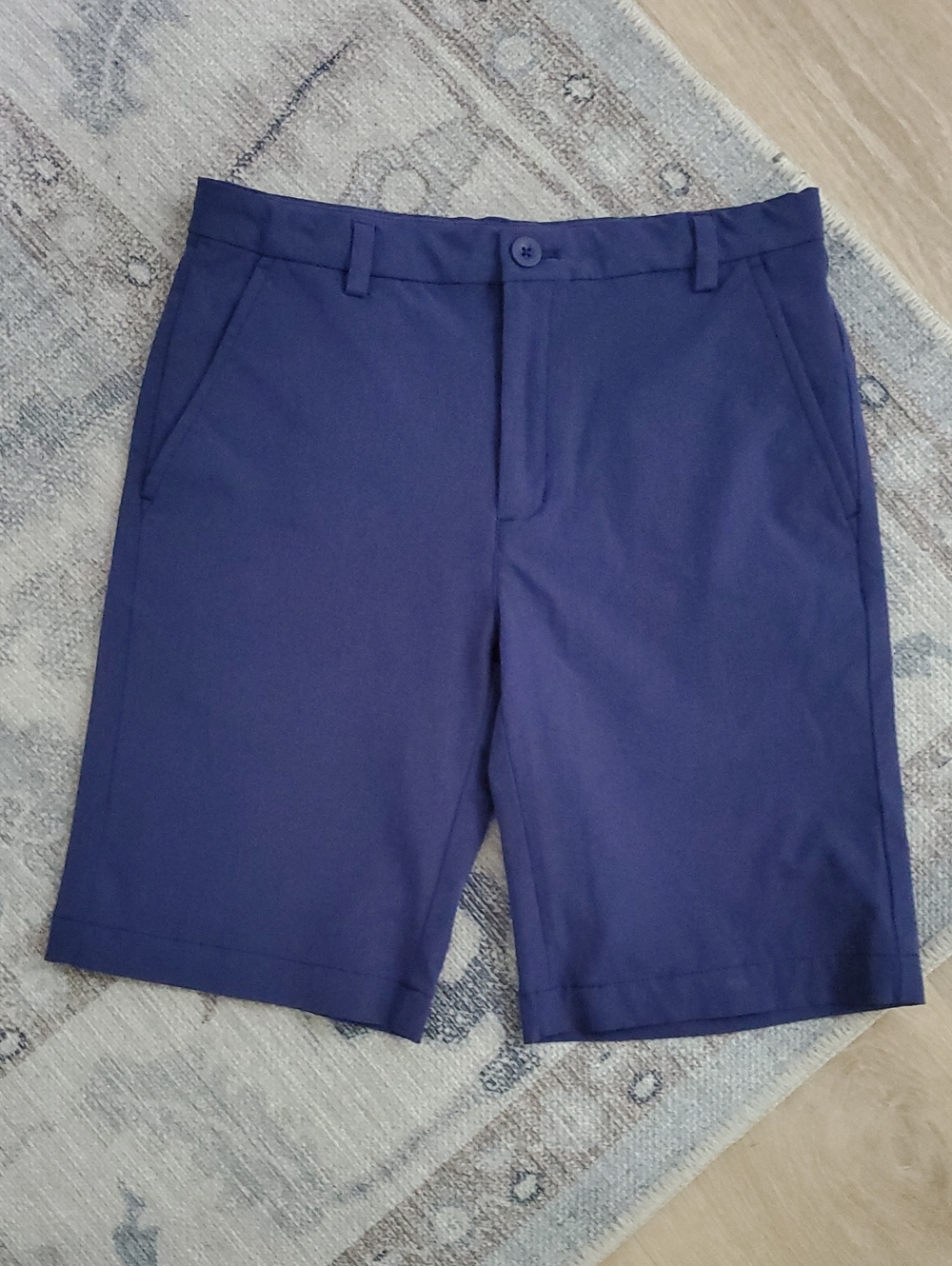 Vineyard Vines Boys Blue Adjustable Waist Performance Shorts sz18